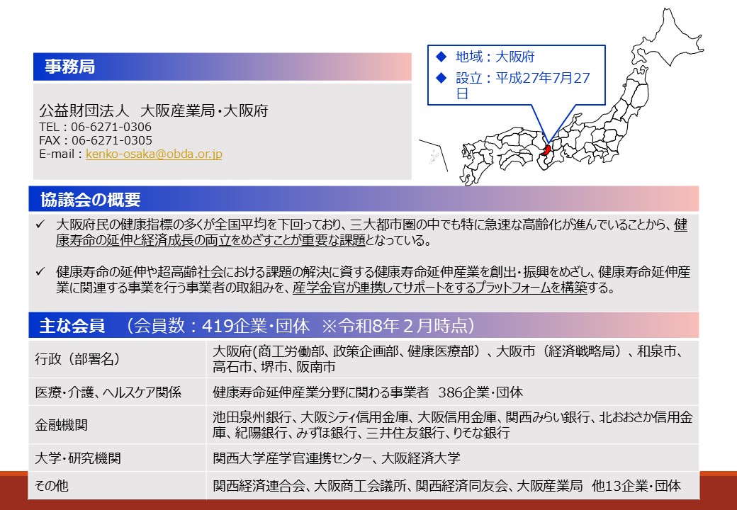 大阪健康寿命延伸産業創出プラットフォーム